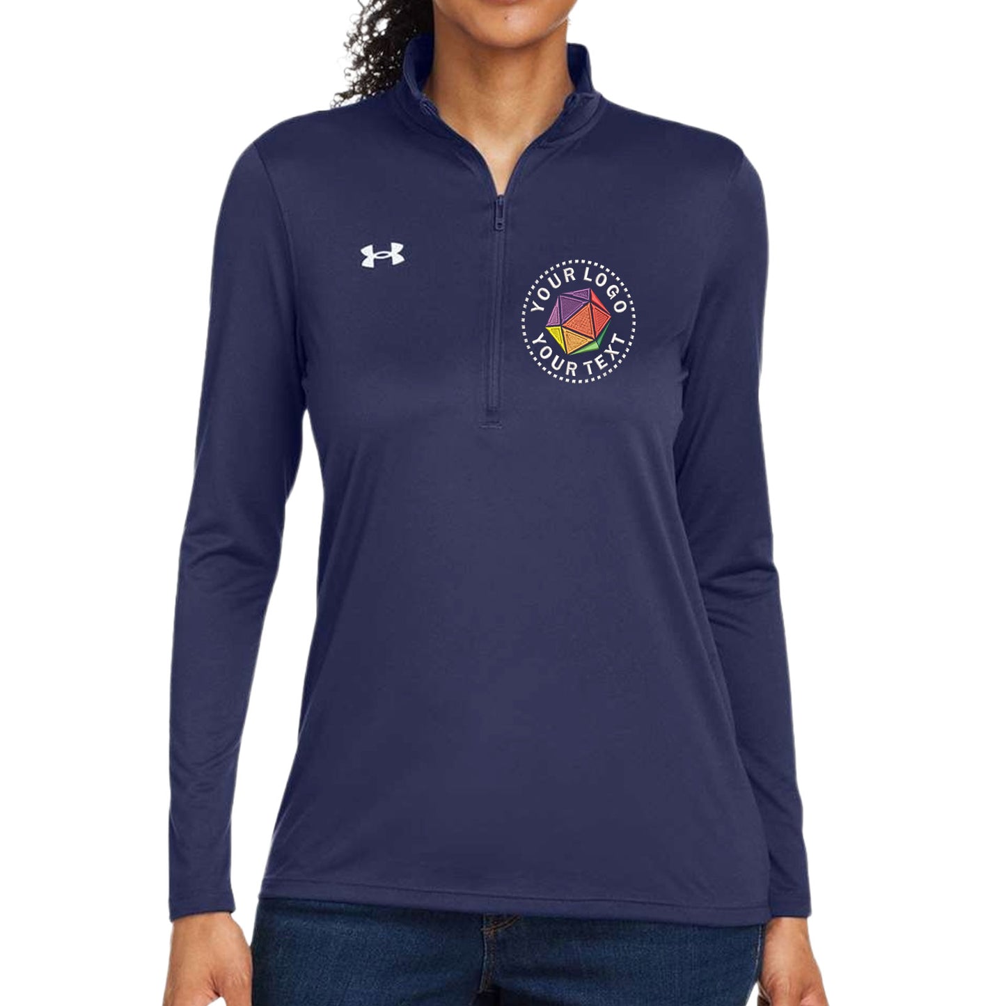 Under Armour Custom Embroidered Women's Team Tech™ Half-Zip Pullover - 1376862