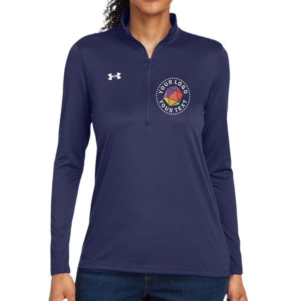 Under Armour Custom Embroidered Women's Team Tech™ Half-Zip Pullover - 1376862