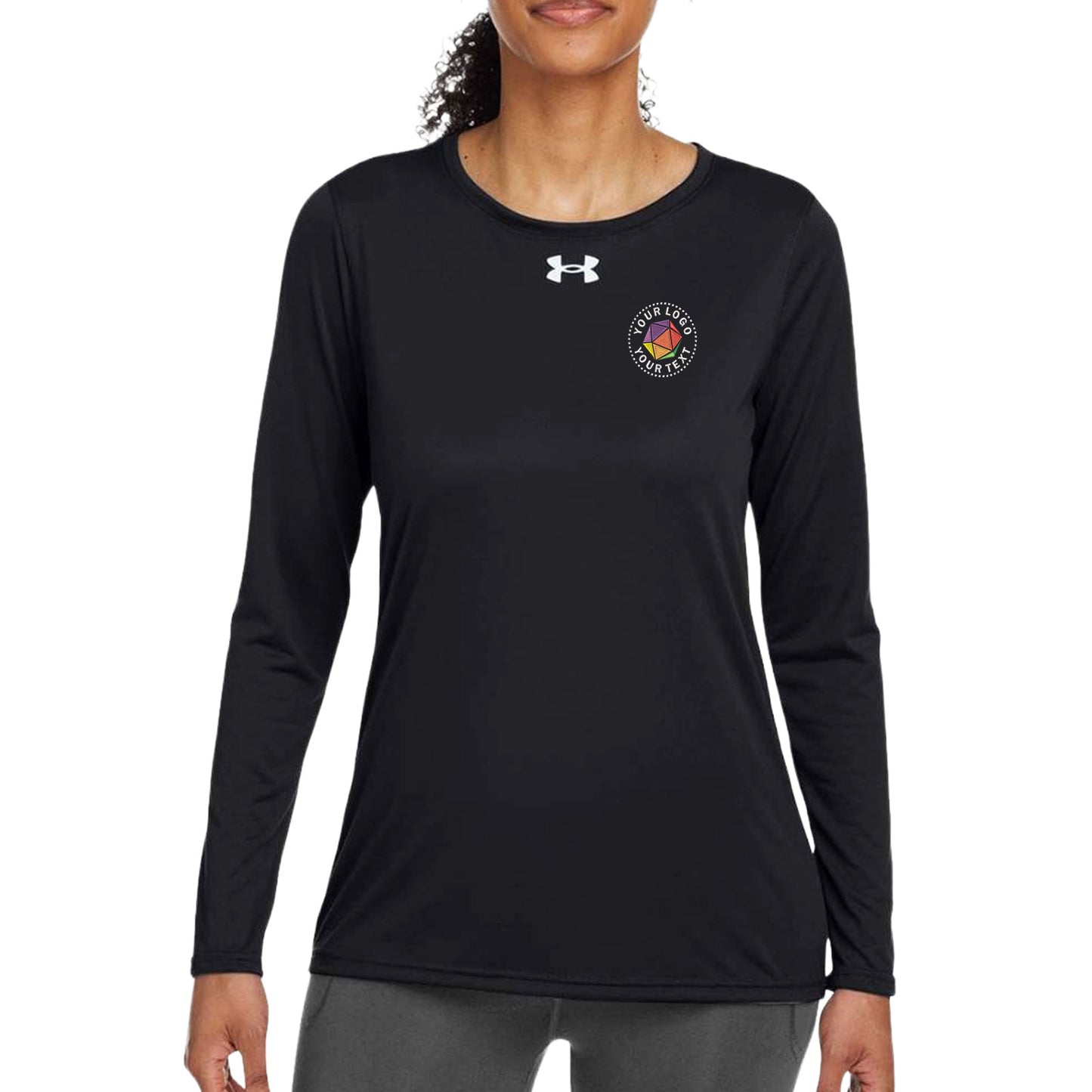 Under Armour Custom Embroidered Women's Team Tech™ Long Sleeve T-Shirt - 1376852