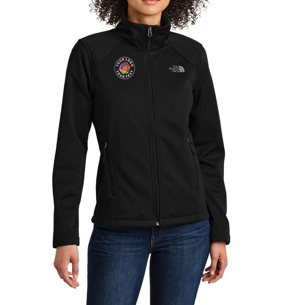 The North Face® Women's Chest Logo Ridgewall Soft Shell Custom Embroidered Jacket - NF0A88D4
