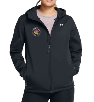 Under Armour Custom Embroidered Women's ColdGear® Infared Shield 2.0 Hooded Jacket - 1371595