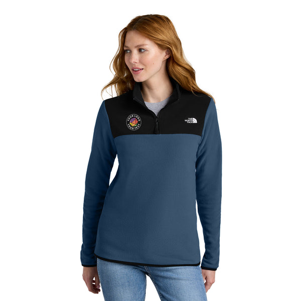 The North Face® Custom Embroidered Women's Glacier 1/4-Zip Fleece - NF0A7V4M