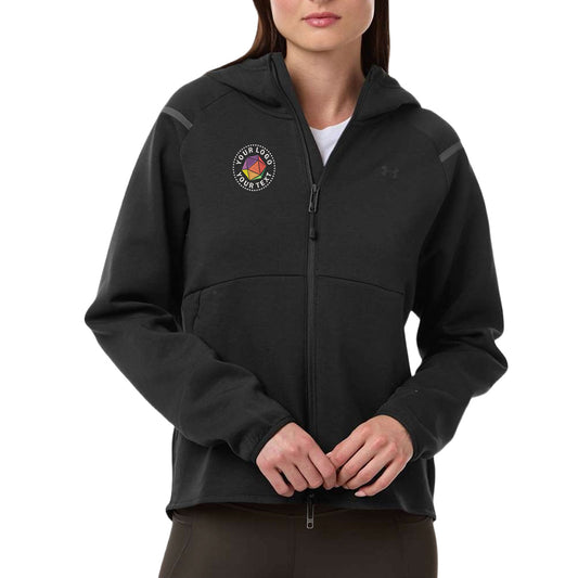Under Armour Custom Embroidered Women's Unstoppable Fleece Full-Zip - 1379842