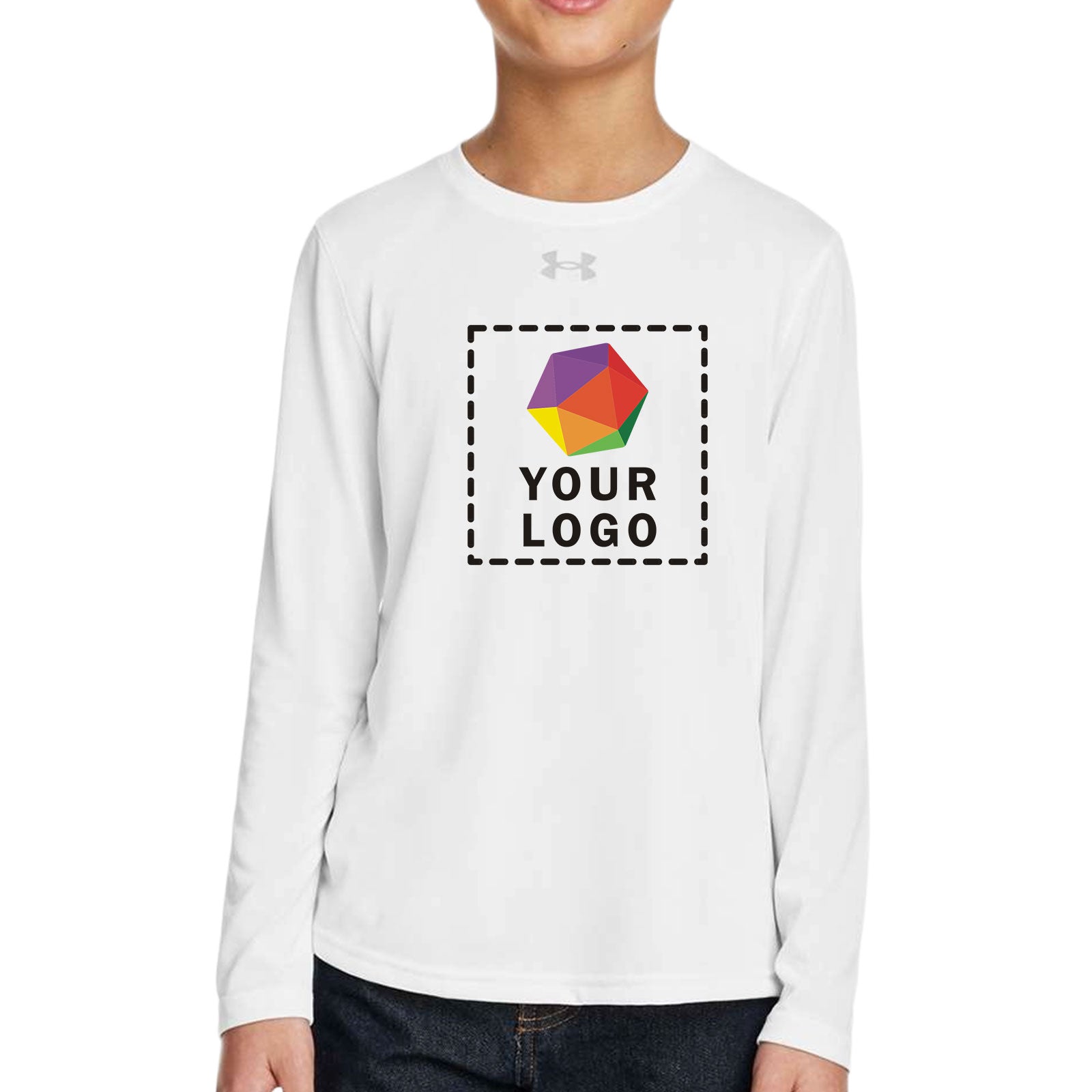 Under Armour Custom Printed Youth Tech™ Team Long Sleeve T-Shirt - 1377488