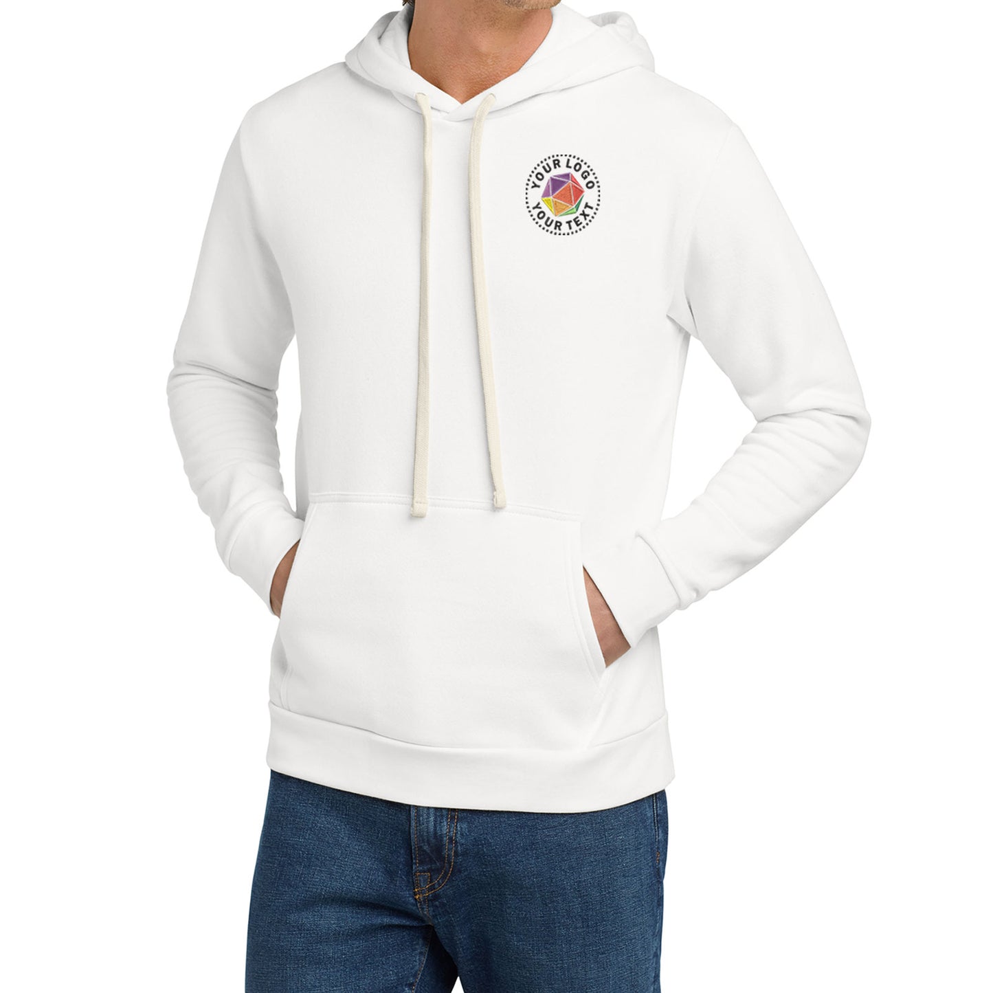 Next Level Apparel® Custom Embroidered Adult Santa Barbara Pullover Hoodie - NL9303