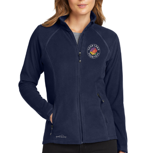 Eddie Bauer® Custom Embroidered Women's Full-Zip Microfleece Jacket - EB225