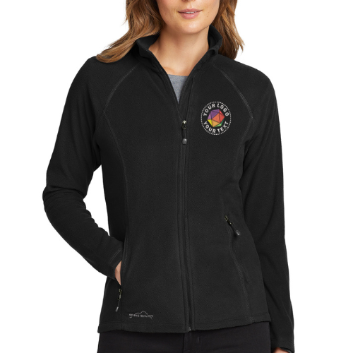 Eddie Bauer® Custom Embroidered Women's Full-Zip Microfleece Jacket - EB225