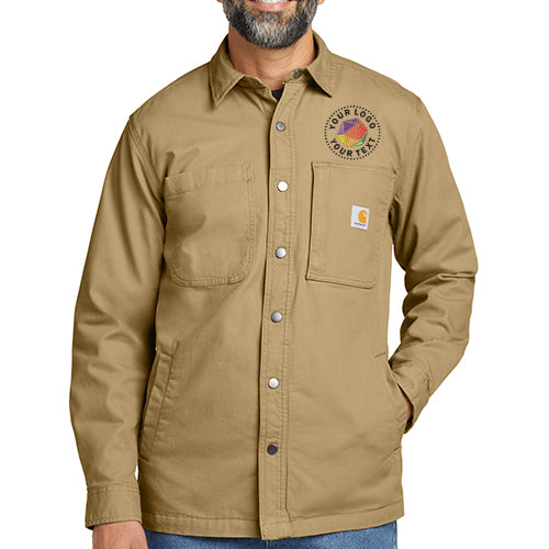 Carhartt® Rugged Flex® Custom Embroidered Fleece-Lined Shirt Jac - CT105532