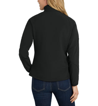 Port Authority® Custom Embroidered Women's Textured Soft Shell Jacket - L705