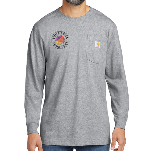 Carhartt® Custom Embroidered Workwear Pocket Long Sleeve T-Shirt - CTK126