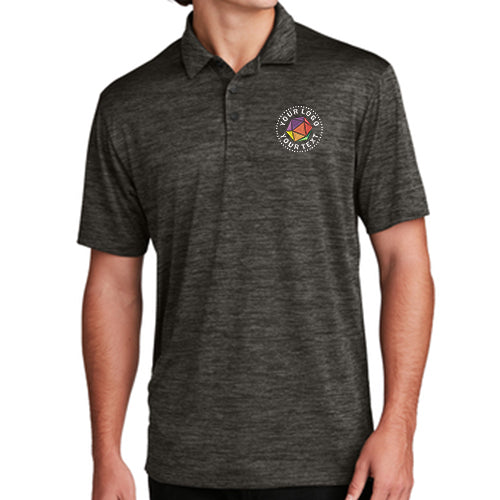 Sport-Tek® PosiCharge® Custom Embroidered Electric Heather Polo - ST590
