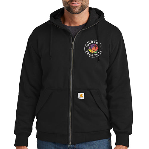Carhartt® Custom Embroidered Midweight Thermal-Lined Full-Zip Sweatshirt - CT104078