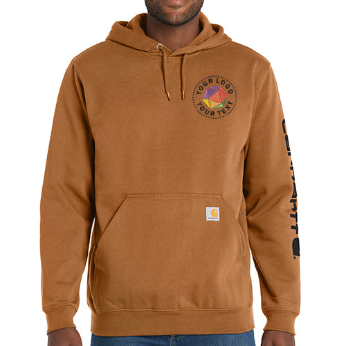Carhartt® Custom Embroidered Midweight Hooded Logo Sweatshirt - CTK288