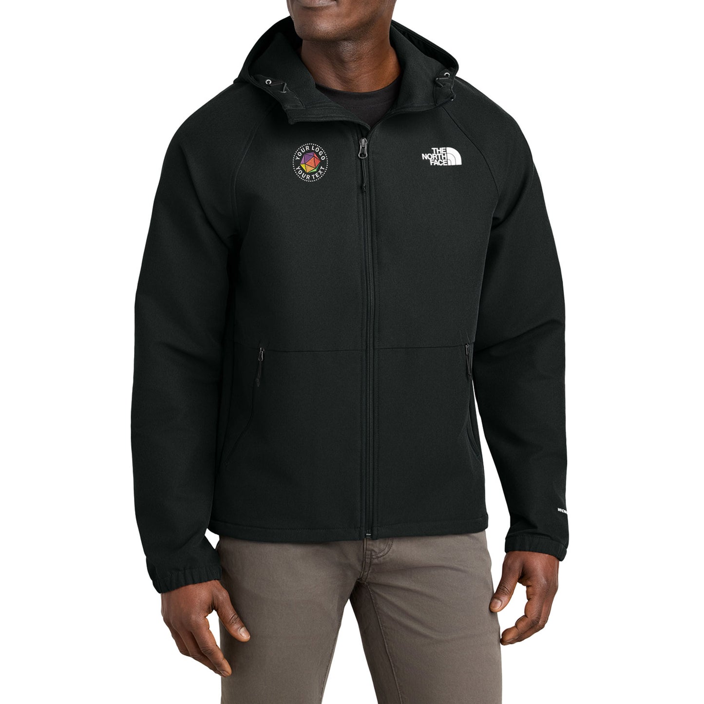 The North Face® Custom Embroidered Barr Lake Hooded Soft Shell Jacket - NF0A8BUF