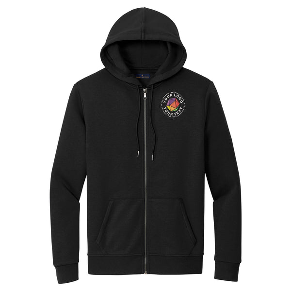 Brooks Brothers® Custom Embroidered Double-Knit Full-Zip Hoodie - BB18208