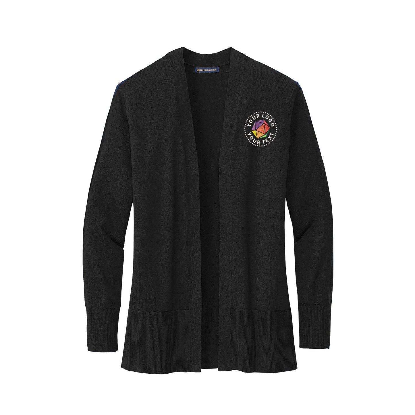 Brooks Brothers® Custom Embroidered Women’s Cotton Stretch Long Cardigan Sweater - BB18403