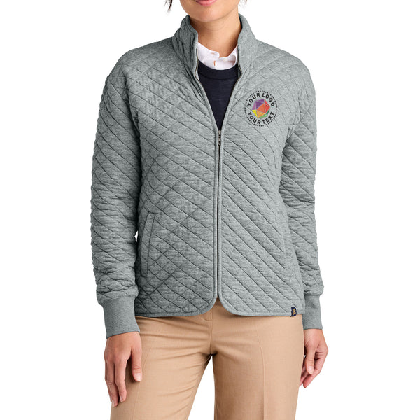 Brooks Brothers® Custom Embroidered Women’s Diamond Quilt Full-Zip - BB18213