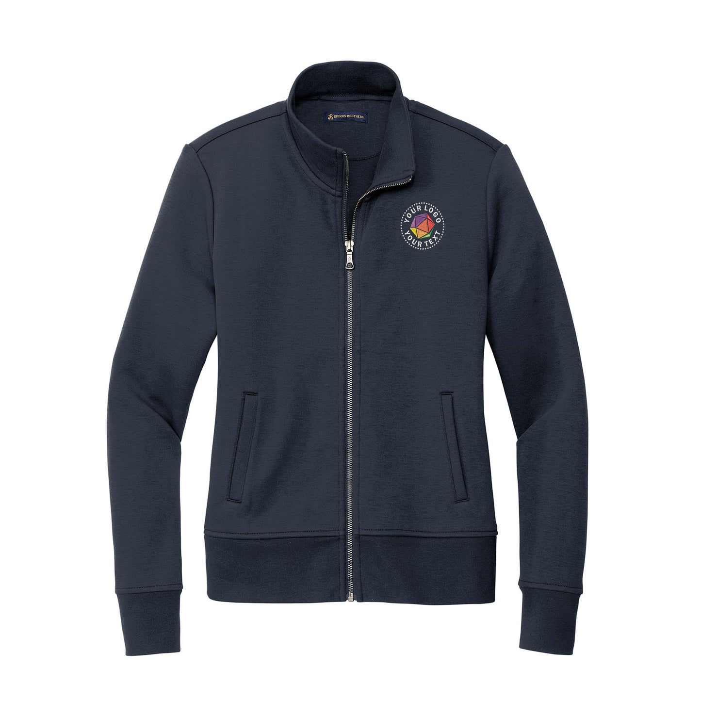 Brooks Brothers® Custom Embroidered Women’s Double-Knit Full-Zip - BB18211