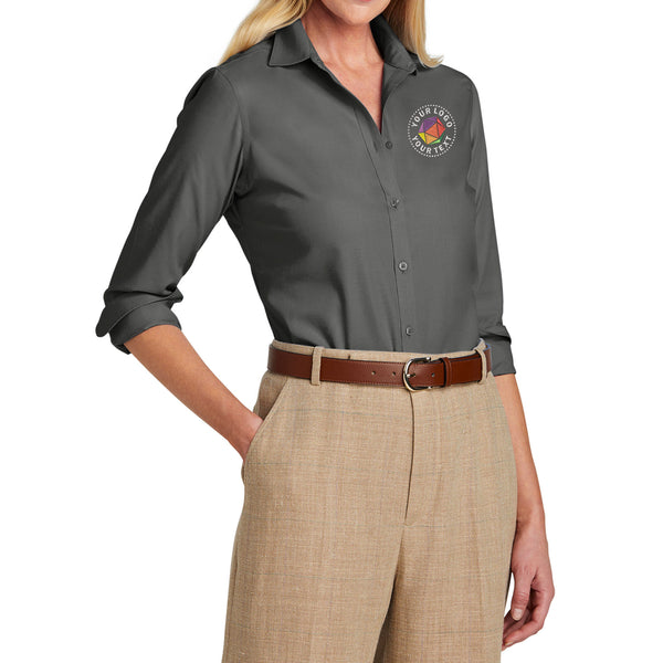 Brooks Brothers® Custom Embroidered Women’s Wrinkle-Free Stretch Nailhead Shirt - BB18003