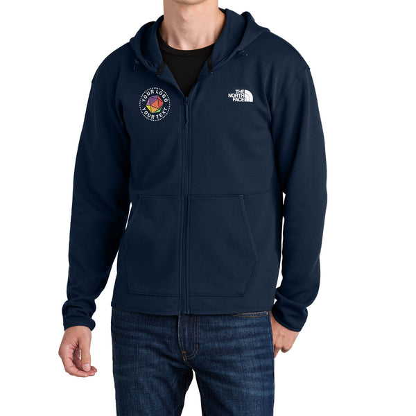 The North Face® Custom Embroidered Double-Knit Full-Zip Hoodie - NF0A8BUS