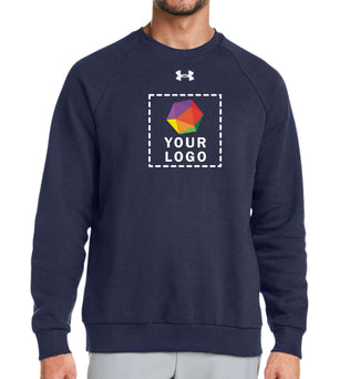 Under Armour Custom Printed Men's Rival Fleece Crewneck Sweatshirt - 1379755