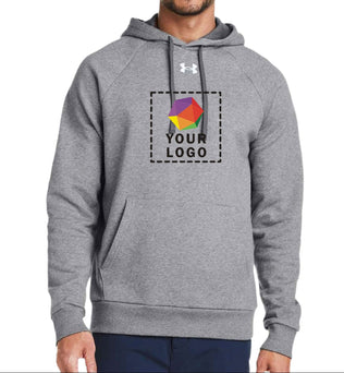 Under Armour Custom Printed Men's Rival Fleece Hooded Sweatshirt - 1379757