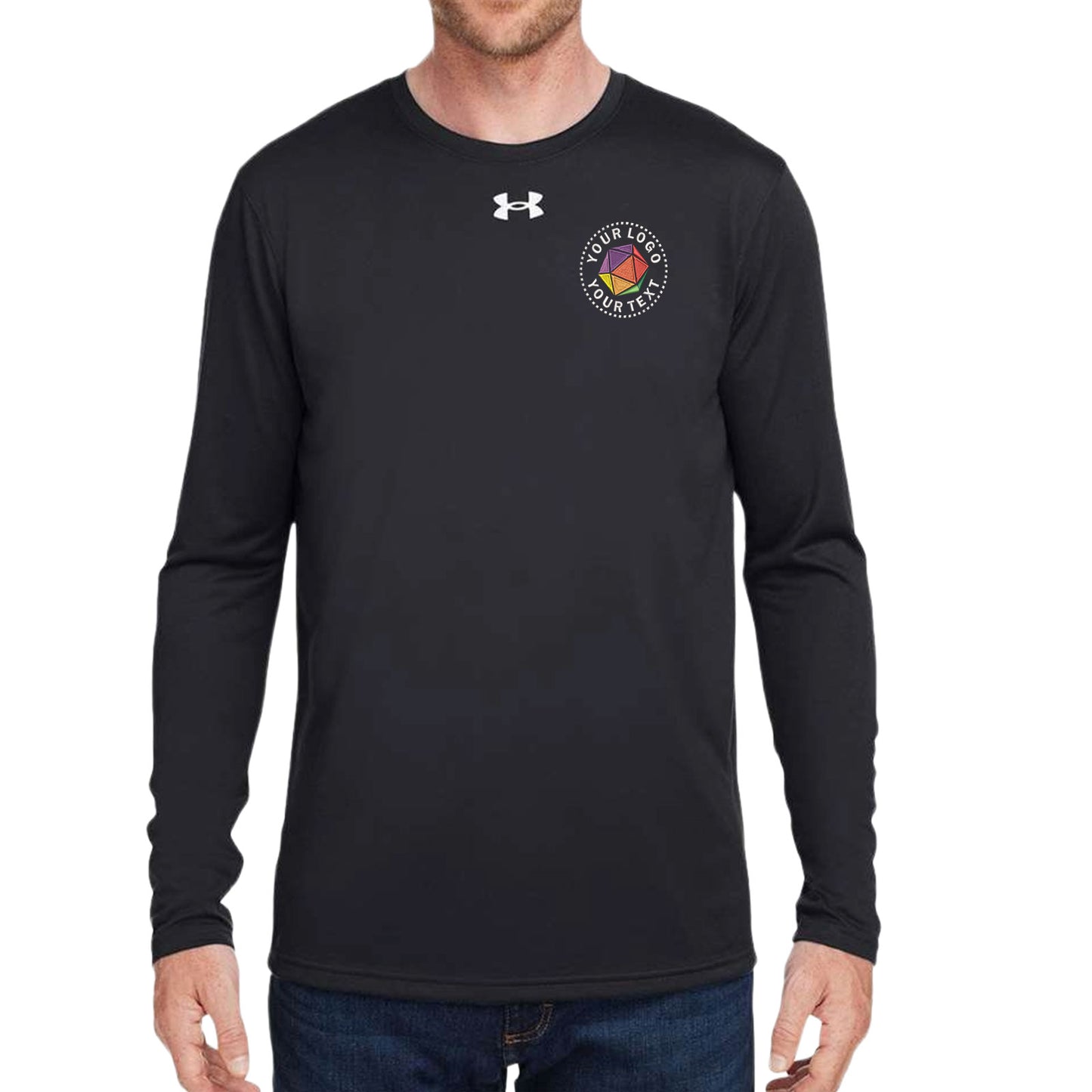 Under Armour Custom Embroidered Men's Team Tech™ Long Sleeve T-Shirt - 1376843