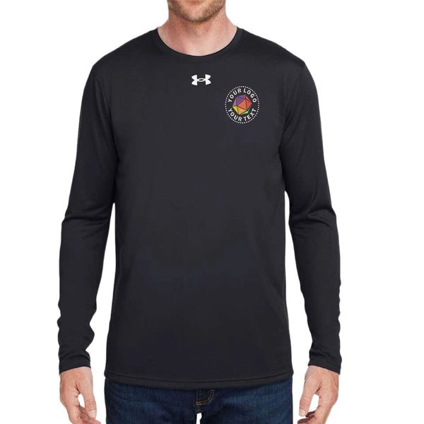 Under Armour Custom Embroidered Men's Team Tech™ Long Sleeve T-Shirt - 1376843