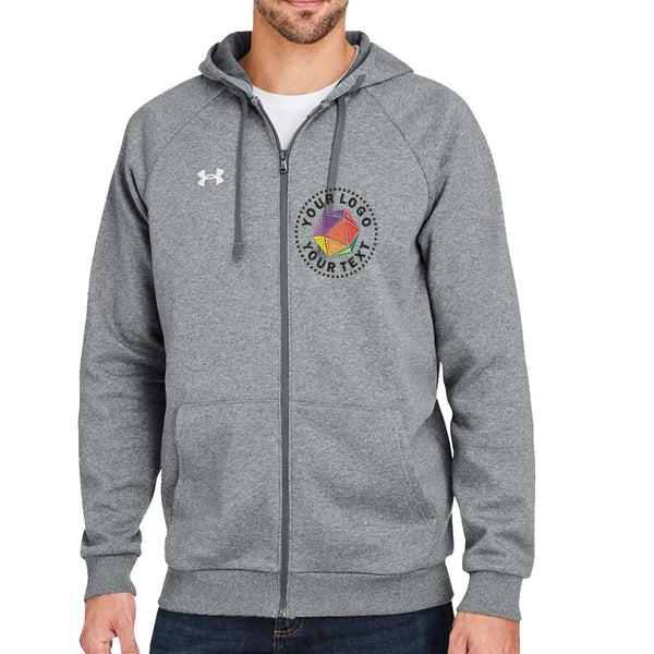 Under Armour Custom Embroidered Men's Rival Fleece Full-Zip - 1379767