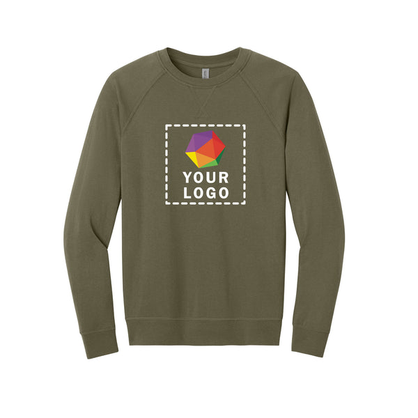 Next Level Apparel® Custom Printed Laguna Raglan Sweatshirt - NL9000