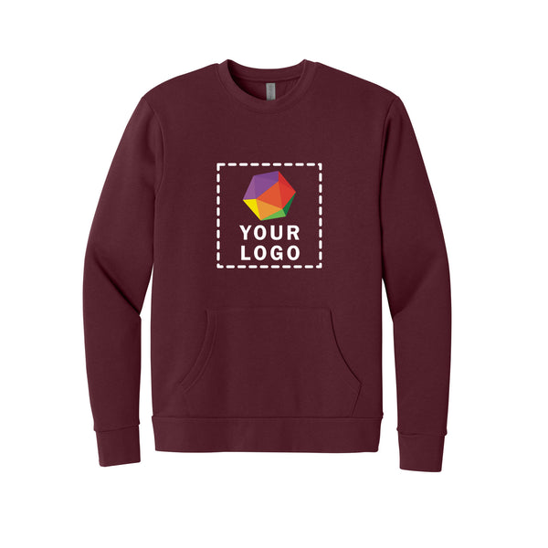 Next Level Apparel® Custom Printed Santa Barbara Pocket Sweatshirt - NL9001