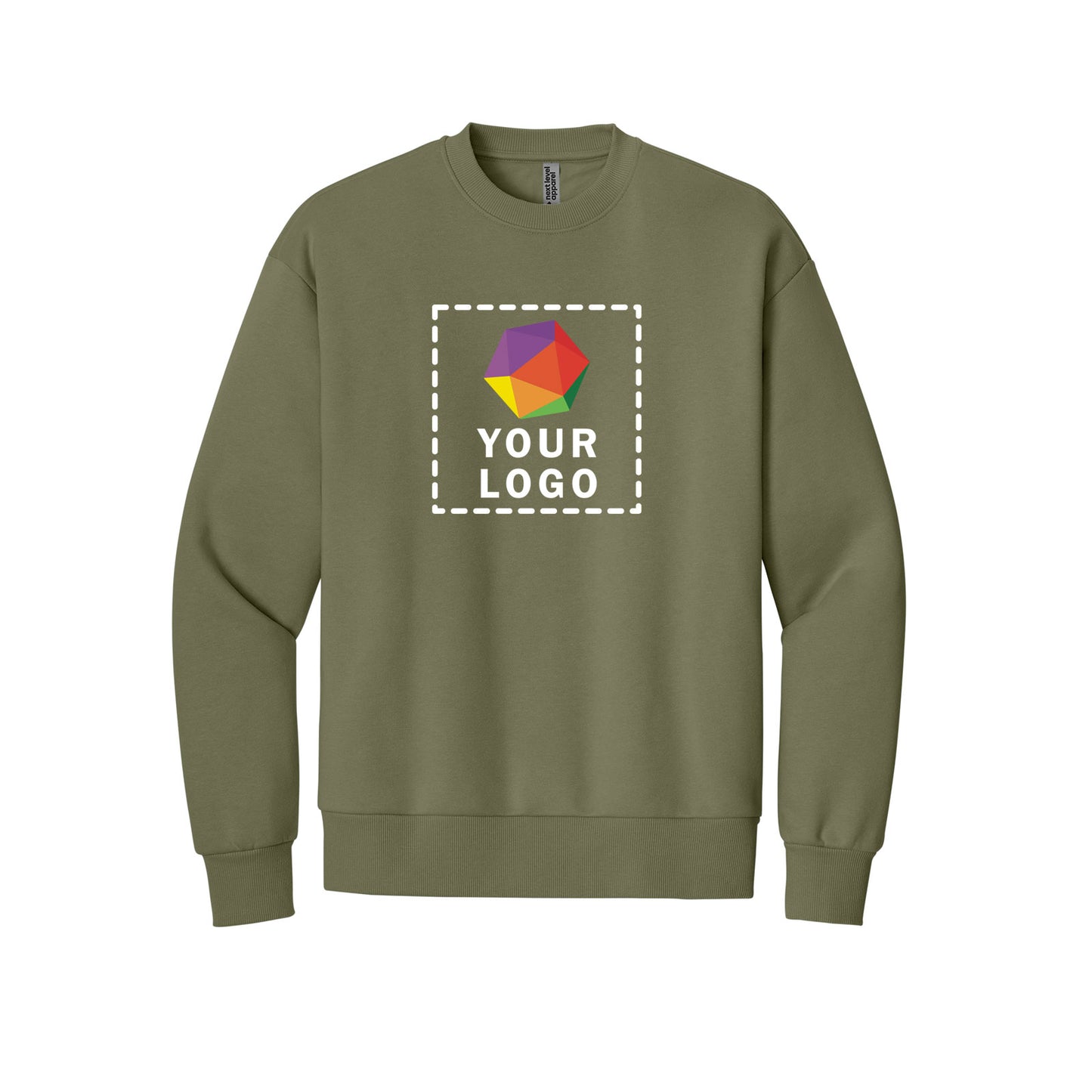 Next Level Apparel® Heavyweight Custom Printed Sweatshirt - NL9007