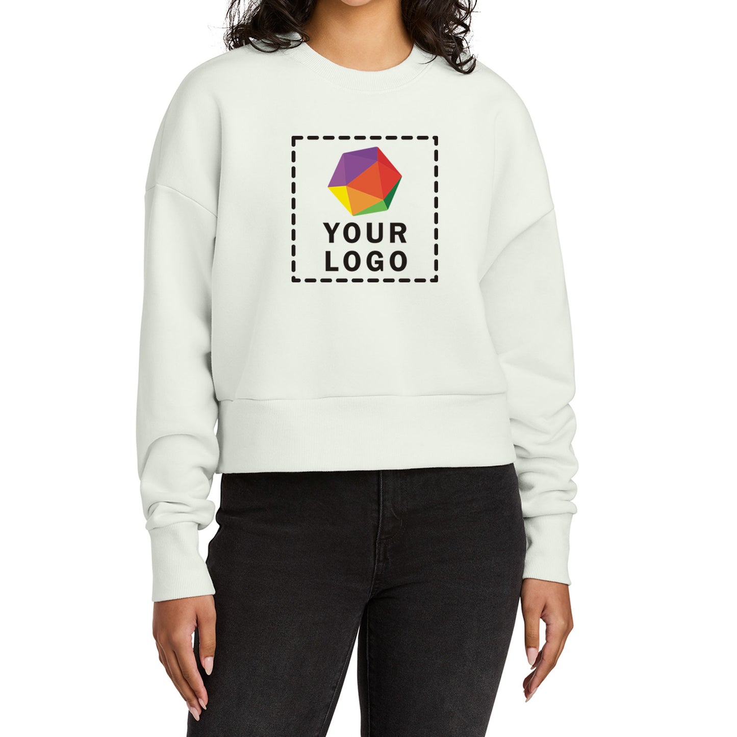 Next Level Apparel® Custom Printed Women’s Heavyweight Sweatshirt - NL9087