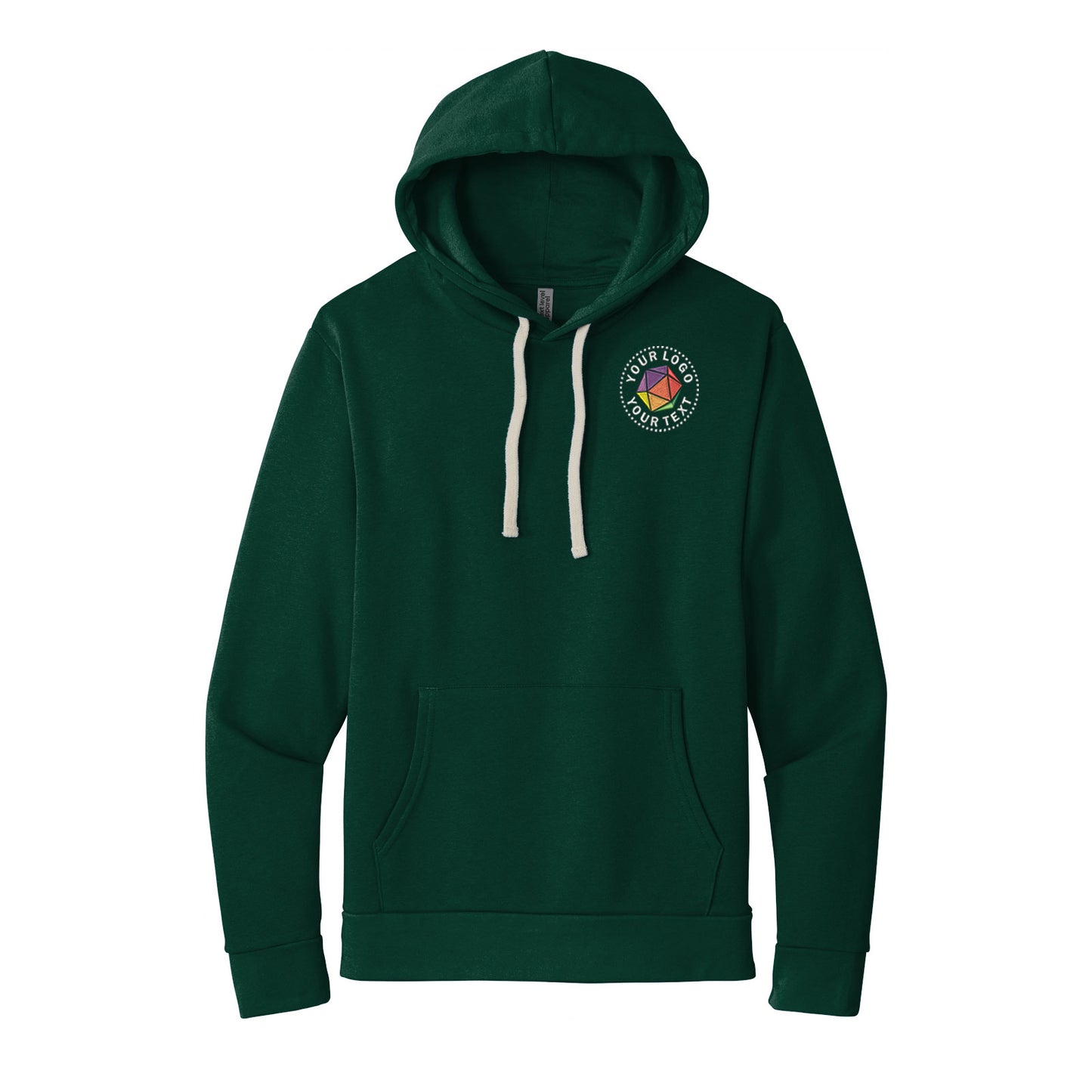 Next Level Apparel® Custom Embroidered Adult Santa Barbara Pullover Hoodie - NL9303