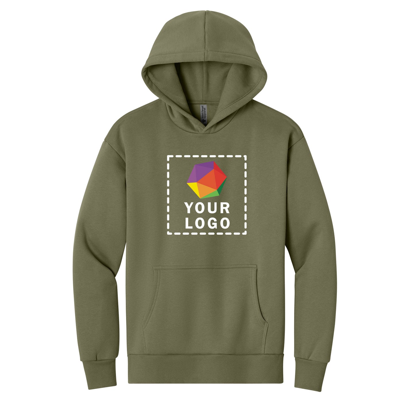 Next Level Apparel® Custom Printed Heavyweight Hoodie - NL9307