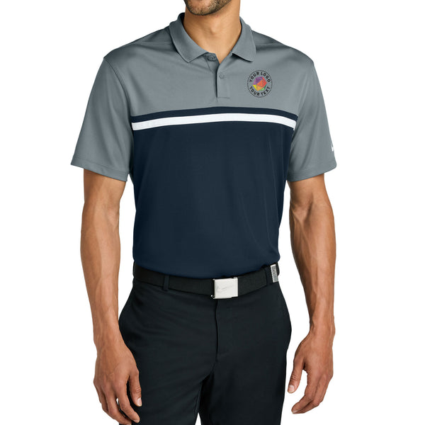 Nike Custom Embroidered Dri-FIT Victory Colorblock Polo - NKFQ3968