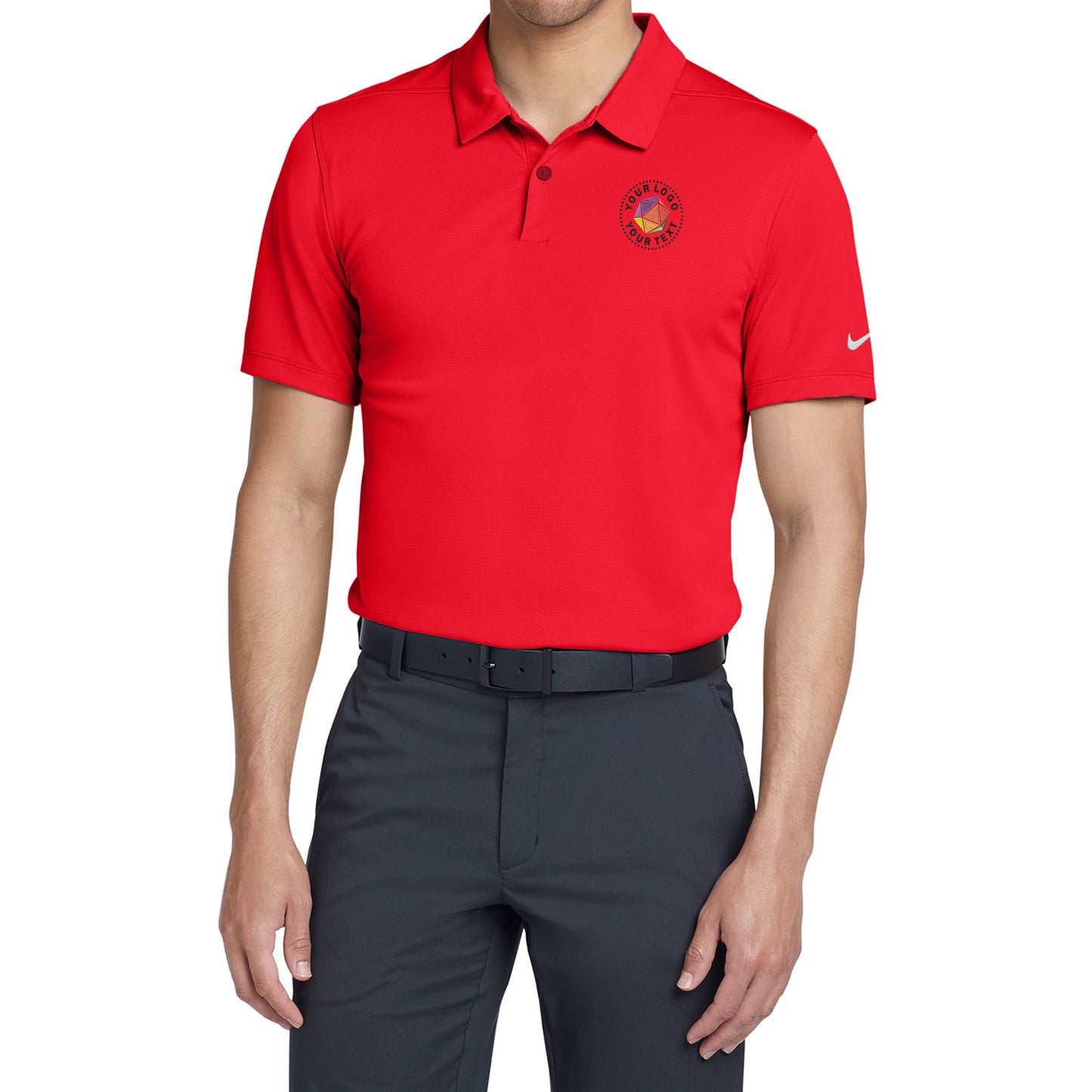Nike Custom Embroidered Dry Essential Solid Polo - NKBV6042