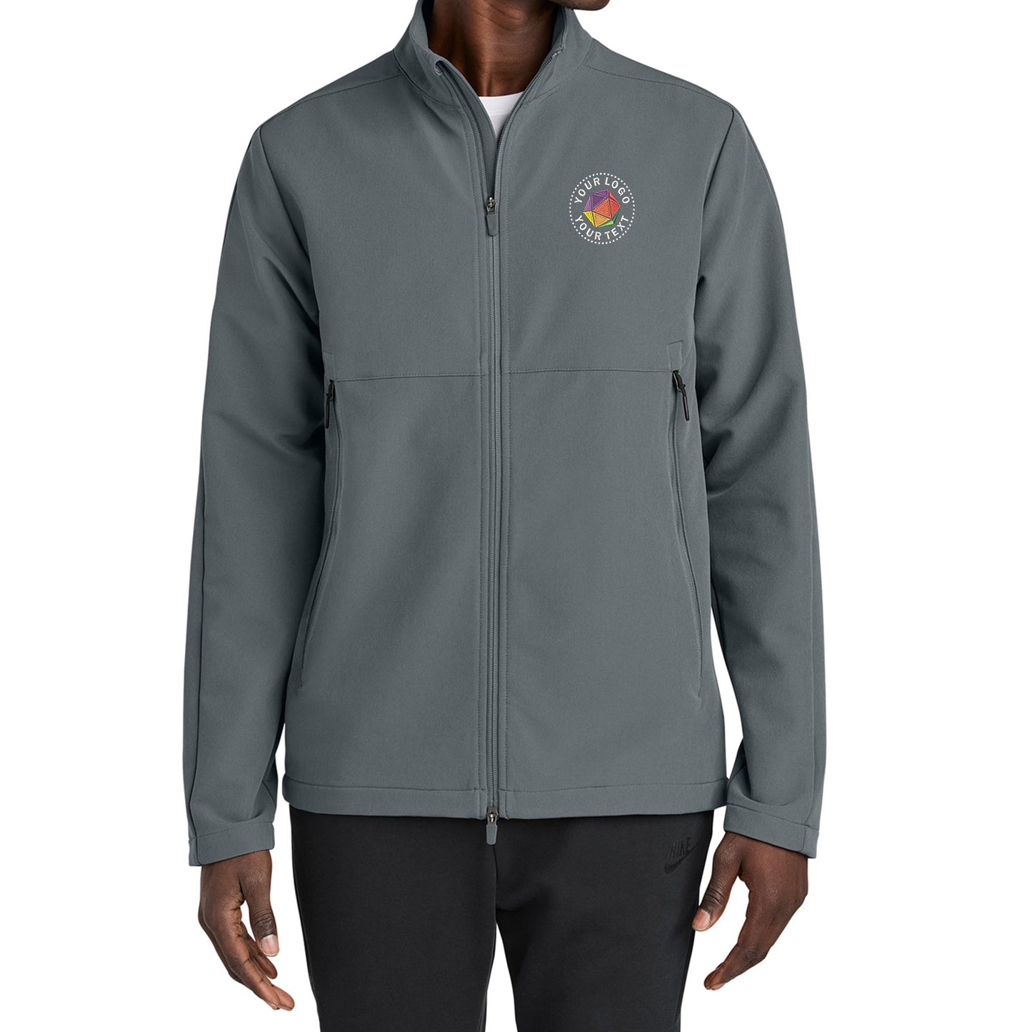 Nike Custom Embroidered Full-Zip Soft Shell Jacket - NKHM7926