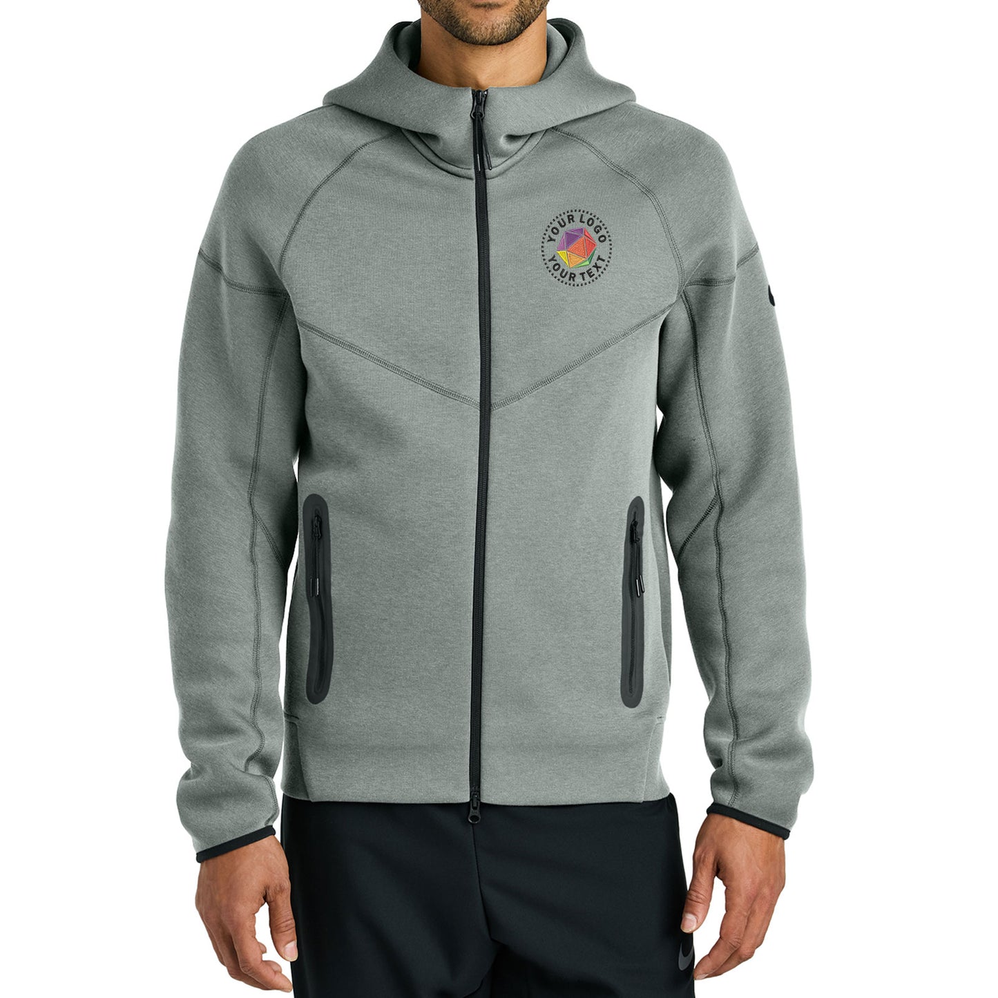 Nike Custom Embroidered Tech Fleece Full-Zip Hoodie - NKFQ4762
