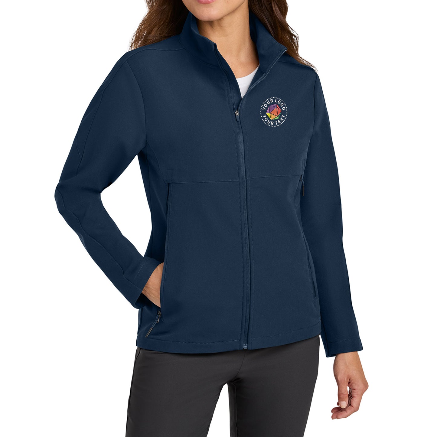 Nike Custom Embroidered Women’s Full-Zip Soft Shell Jacket - NKHM7937