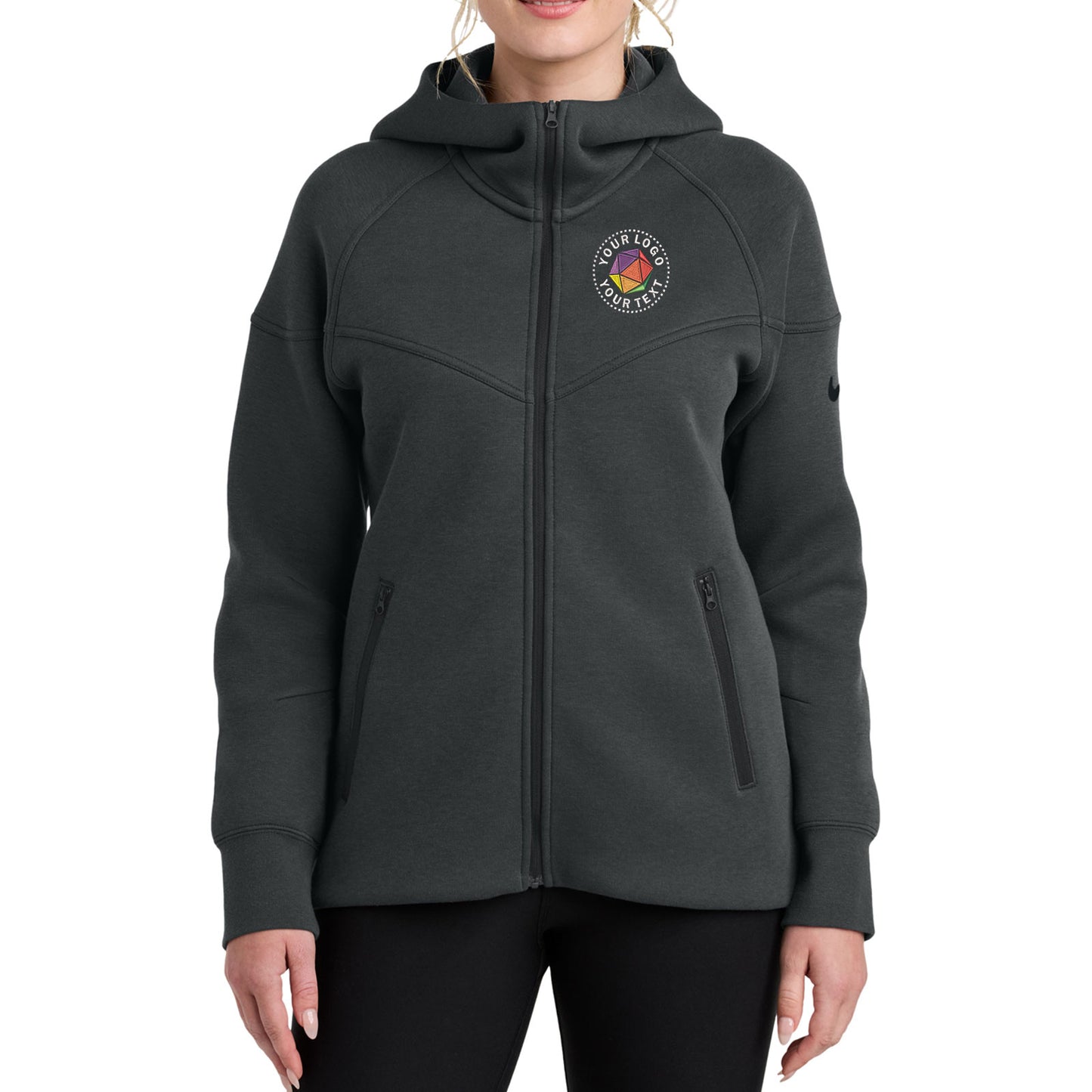 Nike Custom Embroidered Women’s Tech Fleece Full-Zip Hoodie - NKFQ4798