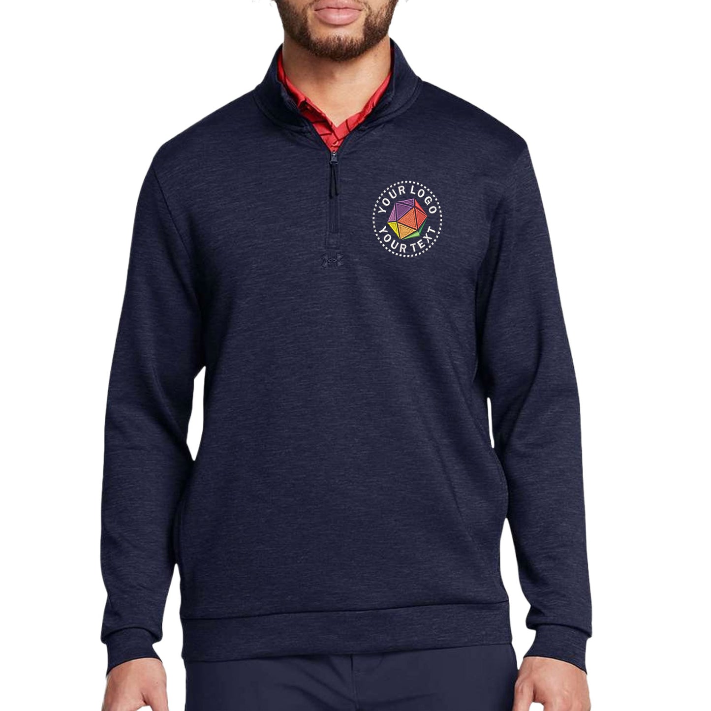 Under Armour Custom Embroidered Men's Drive Midlayer Quarter-Zip Pullover - 1387124