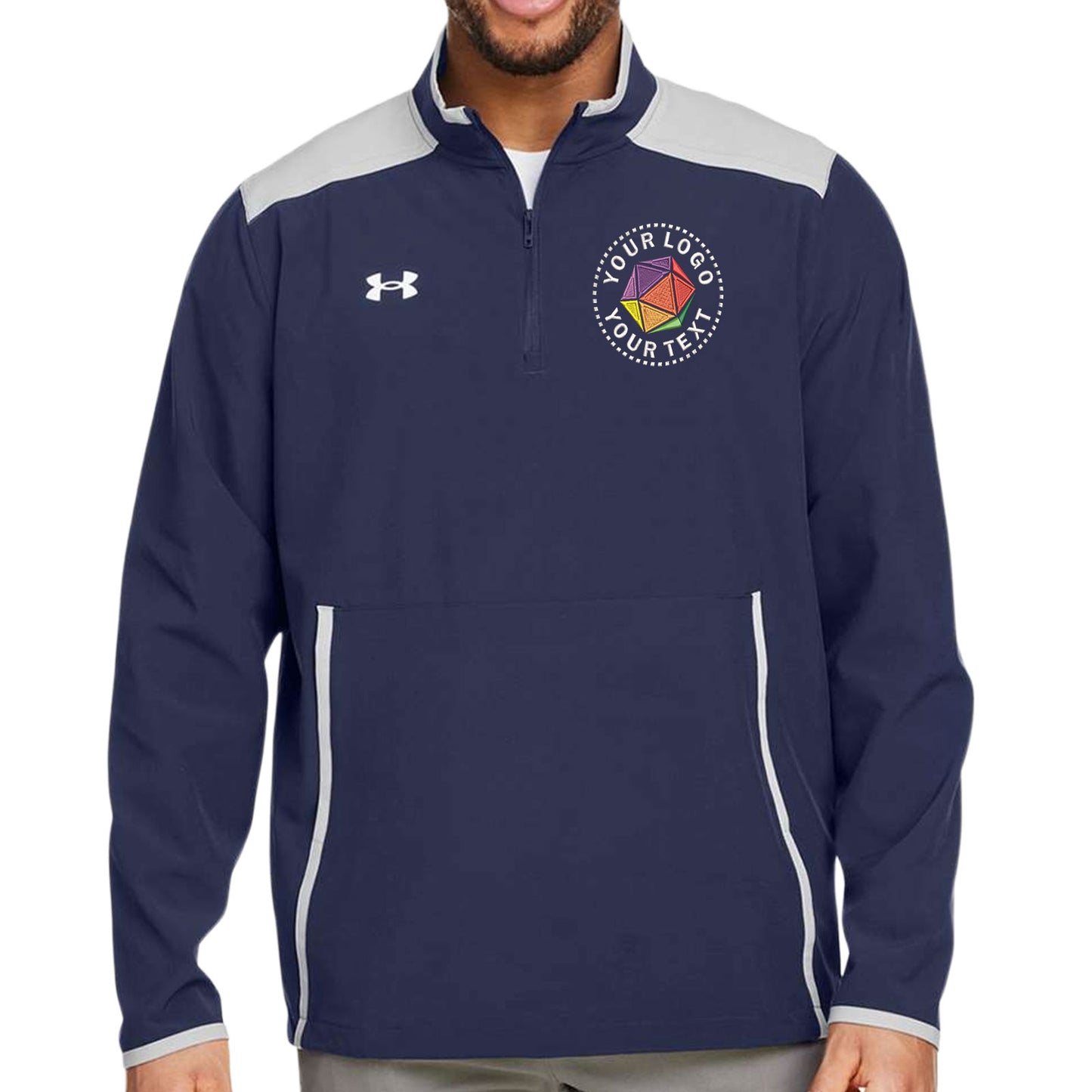 Under Armour Custom Embroidered Men's Motivate 3.0 Quarter-Zip Pullover - 1389611