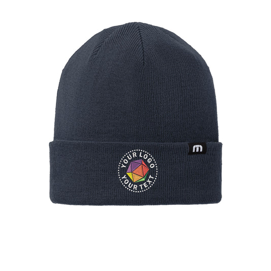 TravisMathew Custom Embroidered Solid Cuffed Beanie - TM1MY394