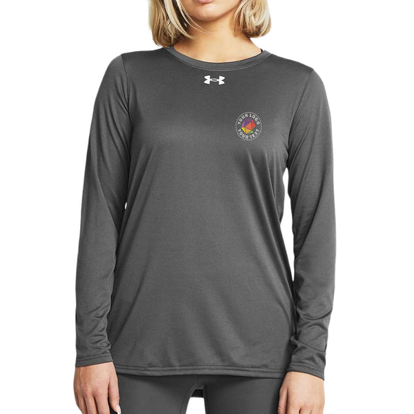 Under Armour Custom Embroidered Women's Team Tech™ Long Sleeve T-Shirt - 1376852