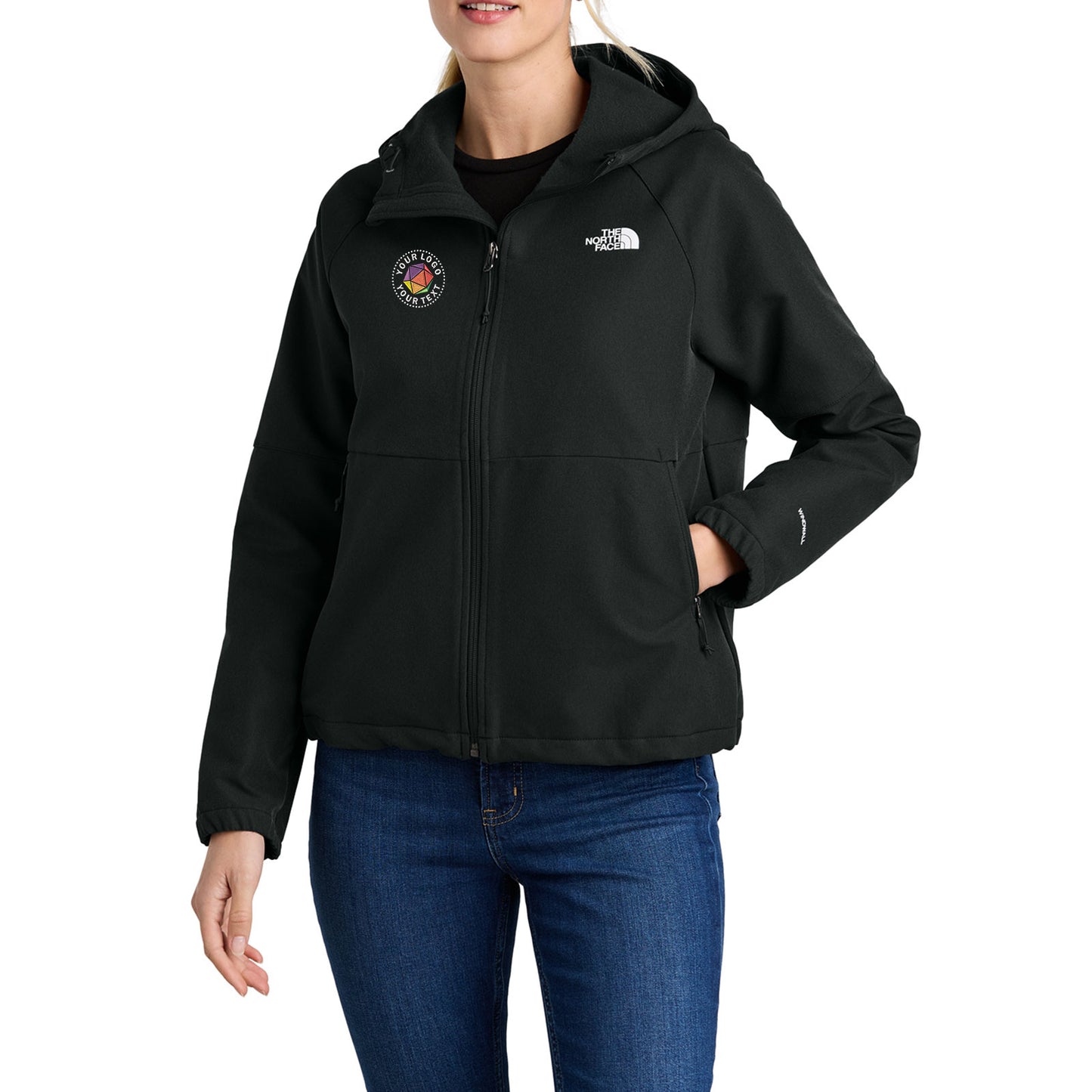 The North Face® Custom Embroidered Women's Barr Lake Hooded Soft Shell Jacket - NF0A8BUE