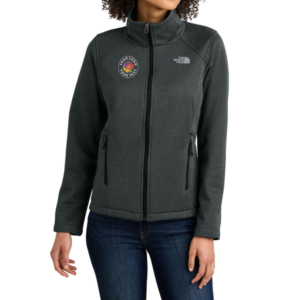 The North Face® Women's Chest Logo Ridgewall Soft Shell Custom Embroidered Jacket - NF0A88D4