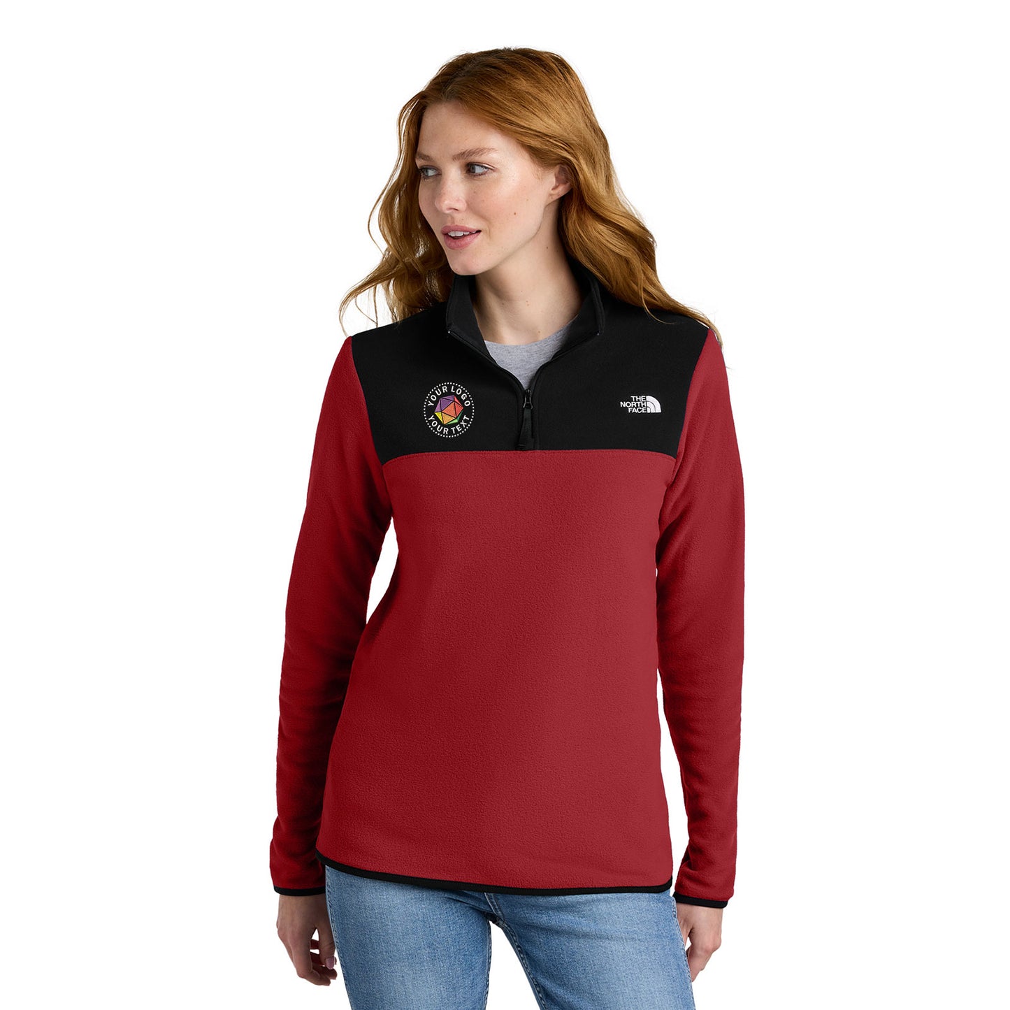 The North Face® Custom Embroidered Women's Glacier 1/4-Zip Fleece - NF0A7V4M