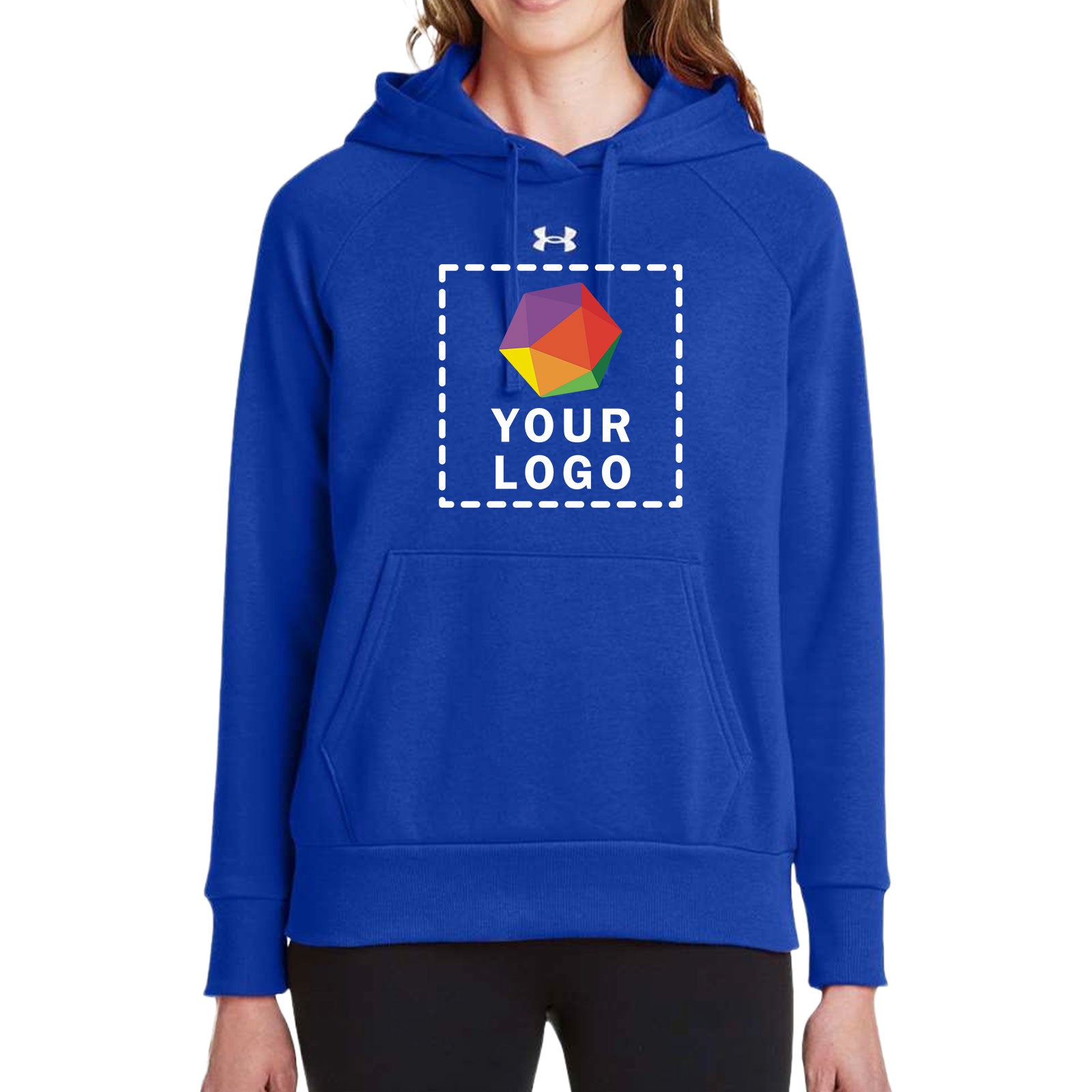 Under Armour Custom Printed Women's Rival Fleece Hooded Sweatshirt - 1379500