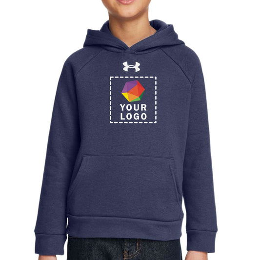Under Armour Custom Printed Youth Rival Fleece Hooded Sweatshirt - 1379792